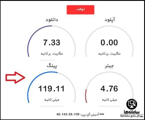 نحوه اندازه گیری سرعت پینگ